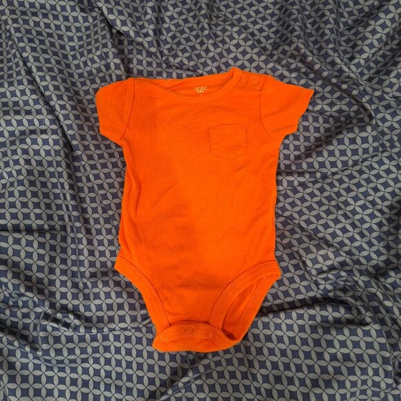 orange onesie carters 6 months - Picture 1 of 7